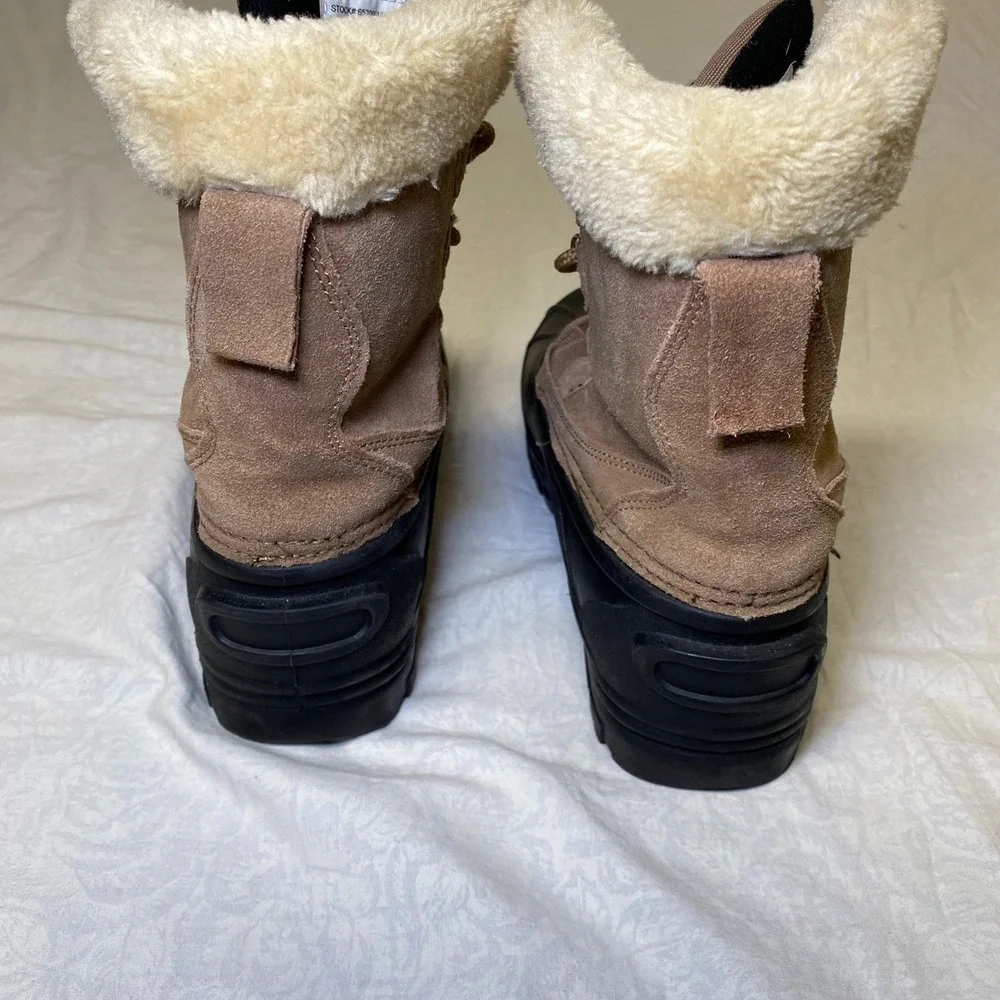 Itasca Thinsulate Winter Snow Boots Men's Size 10 Insulated Duck Boots Brown